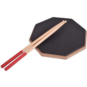 Resim Bateri Davul Ritim Çalışma Pedi 12'' Siyah 