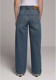 Resim Colin's Colins Baggy Fıt Orta Bel Daralan Paça Kadın Light İndigo Denim Jean Pantolon Cl1079784 Q1.v1 Dn44892 Denim 