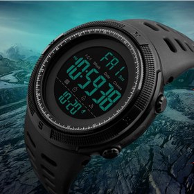 Resim Yunboo Skmeı 1251 Erkek Spor Saati - Sayım Geri, Çift Zaman, 50m Su Geçirmez, Alarm, Kronometre Dijital Saat Çok Renkli 