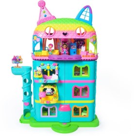 Resim Nessiworld 70742 Gabbys Dollhouse Festival Evi Eğlenceli Müzikli Oyun Seti 63 cm -Spinmaster 