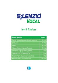 Resim Tab Silenzio Vocal 16 Pastil 