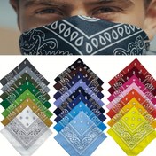 Resim 20 Adet Hip Hop Tarzı Spor Bandanaları - 53.01cm Kare Polyester Saç Bantları, Paisley Desenli, Dış Mekan Bisiklet, Tırmanma için Çok Fonksiyonlu 