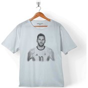 Resim Kendim Seçtim The Kıng Leo Lionel Messi Barcelona Forma Beyaz Çocuk T-Shirt 