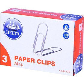Resim Delta 175 Ataş 30 mm No:3 100 Adet - Metalik Gri 