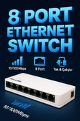 Resim PIX -LINK LV-SW08 SWITCH ETHERNET 8 PORT 10/100MBPS 