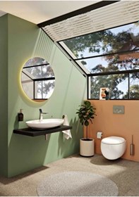 Resim VitrA Memoria 5885b403-0559 Rim-ex Asma Klozet - Beyaz Vc Beyaz 