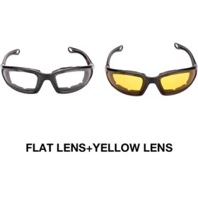 Resim Xifu Shop C Düz ve Sarı Lens Avcılık Atış Motoru Goggles Rüzgar Geçirmez Açık Spor - E-Ticaret Başlık (Yurt Dışından) 