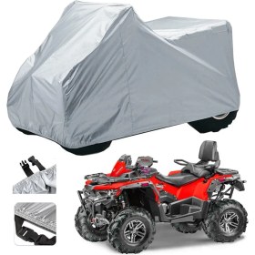 Resim CoverPlus Kanuni Atv 150 Atv Su Geçirmez Brandası -Gri 