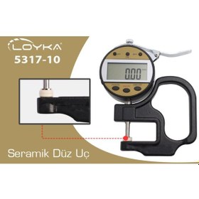 Resim Loyka 5317-10 Kalınlık Komparatörü Mikrometre 0.01 Mm 