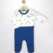 Resim Sezgibaby Erkek Bebek Tulum Mavi 