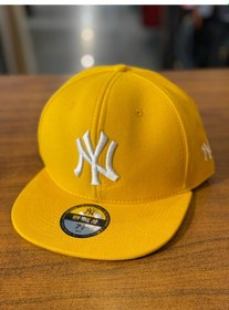 Resim Ny Yankees Unisex Pamuklu Hiphop Snapback Rapper Basket Cap Şapka Beyaz - Lacivert 