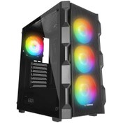 Resim Rampage WOON MESH SİYAH 4x120mm FANLI 650W 80PLUS BRONZE ARGB MidT ATX GAMING KASA 