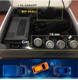 Resim Genel Markalar Oto Park Sensörü Bi Bi Ses Ikazlı Gri Renk 18 Mm 