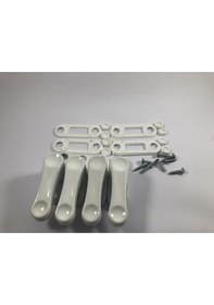 Resim Metal Emniyet Kilidi Kapı Pencere Çocuk Kapı Kilidi 4 Adet N11.1910 