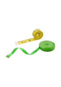 Resim Yeşil Ve Sarı-wıntape 2 Adet Vücut İçin Ölçüm Bandı, Vücut Dikiş İçin Yumuşak Mezura Kumaş Terzi Kumaş Zanaat Ölçüm Bandı, 60 İnç 1.5m 