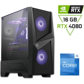 Resim MSI Intel Core I5 13400f / 32gb Ddr4 / 1 Tb 3300-3100 Mb /s M2 Ssd / Rtx 4080 Gamıng Masaüstü Pc 