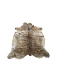 Resim Doğal Renkli Dana Postu Halı - Naturel Halı Post Sütlü Kahve 