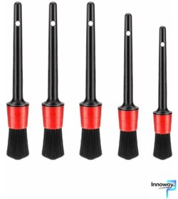 Resim Innoway 5’li Araç Detay Temizlik Fırçası Seti – Çizmez, Toz Tutmaz, Yumuşak Kıllı İç ve Dış Temizlik 