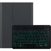 Resim Sunsky M10S Bluetooth Klavye Koruyucu Deri Kılıf Siyah (Yurt Dışından) 