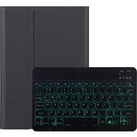 Resim Sunsky M10S Bluetooth Klavye Koruyucu Deri Kılıf Siyah (Yurt Dışından) 