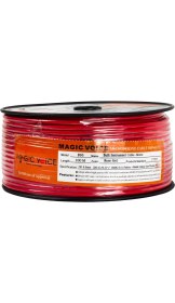 Resim Magıcvoıce Mikrofon Kablosu Mono 1 Kalite 100M Kırmızı 