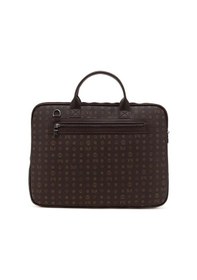 Resim Bilik Deri Monogram Kahve Unisex Laptop & Evrak Çantası Rh09 Busi 001 