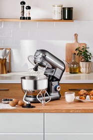 Resim Emsan Bella Gusto Comfort 1300W 5.5L Stand Mikser Gri 
