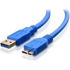 Resim Plus PX-4120 USB 3.0 30CM Taşınabilir Harddisk Micro B Harici Disk Kablosu 