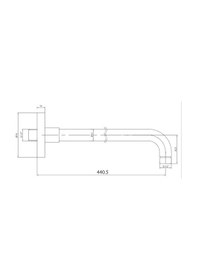 Resim Eca Duvardan Duş Başlığı Borusu Mat Siyah Renkli 102126798c1 