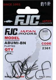 Resim Fjc Fjc2361 Abumi Black Nickel Tekli Olta İğnesi 9 No - 17 Adet 9 No - 17 Adet 