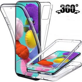 Resim Bonjux Xiaomi Mi 8 Full Koruma Şeffaf Silikon Kılıf 360 Derece Kılıf 