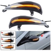 Resim Wondernest Su Sones Siyah Sinyal Şeffaf Led Lambası İçin Honda Flaşör Flaşör Dinamik Dikiz Civic Çift Aynası Araba 2006-2011 1 Zk Şeffaf Siyah 