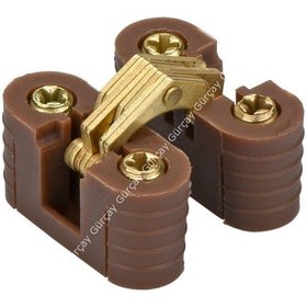 Resim Gürçayhırdavat Gürçay Plastik Oval Akordiyon Masa Menteşesi Vidalı (2 Adet) 