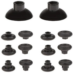 Resim Suntek PS4 One İçin 14'ü 1 Arada Çıkarılabilir Analog Çubuğu Seti Siyah 