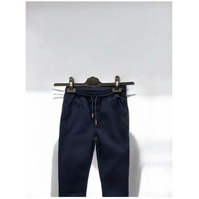 Resim Zekids Erkek Çocuk Yumuşak Dokulu Gabardin Pantolon-14439 Lacivert 