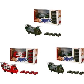 Resim Nacario 4782 Sun-Ryl-Mxx-Garaj Set Poli̇s Ambulans Asker Taşiyici Heli̇kopter Arb 3r 