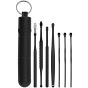 Resim Ximistore9 7 Parça Paslanmaz Çelik Kulak Temizleme Seti: Spiral Ve Yaylı Tasarım, Taşıma Kutusuyla, Kulak Wax Kaldırma Ve Kulak Kanalı Temizliği 