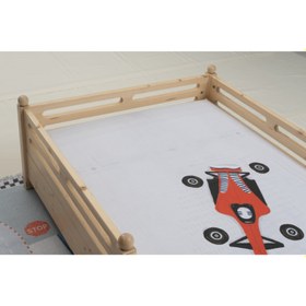 Resim Ready Steady Go Pamuk Saten Çok Renkli Çocuk Çarşaf Seti 90x190cm 