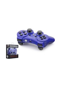 Resim Hadron Hd325m Ps3 Uyumlu Kablosuz Bluetooth Gamepad Oyun Kolu Doubleshock Iıı - Mavi 