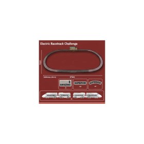 Resim Tufy Toys 1:64 Ölçekli Elektrikli Hızlı Tren Yarış Seti 