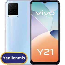 Resim Vivo Y21 Yenilenmiş TR Garanti | 64 GB 4 GB Beyaz 