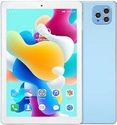 Resim Hitig Tablet 10,1 inç, 5G WiFi 2'si 1 arada AB fişi 100-240 V 8 çekirdekli CPU 8MP 16MP 8800mAh RGB klavye ile günlük 11 için (mavi) 