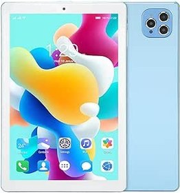 Resim Hitig Tablet 10,1 inç, 5G WiFi 2'si 1 arada AB fişi 100-240 V 8 çekirdekli CPU 8MP 16MP 8800mAh RGB klavye ile günlük 11 için (mavi) 