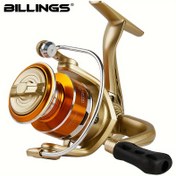 Resim BILLINGS AC1000-7000 Serisi Döner Makara - Maksimum 10kg Çekiş, 5.2:1 Dişli Oranı, Alüminyum Alaşım, Tatlısu & Tuzlu Su Balıkçılığı İçin İdeal 