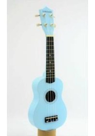 Resim Mavi Renk Soprano Boy Xu2101-Bl 4 Telli Ukulele Gitar 