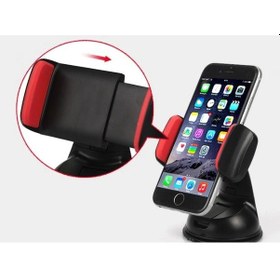 Resim Araç İçi Torpido Ve Cam Vakumlu Kısa Boy Telefon Tutucu Çok Renkli 