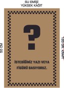 Resim duha trend 35x50 120 Gr. Kraft Kağıt Oto Paspası Kişiye Özel Tasarım 100 Adet 
