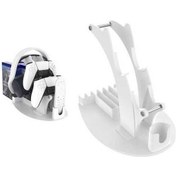 Resim Flybuy Jys-p5128 Nintendo Switch Pro 2x Controller Stand Beyaz, Masa Düzenleyici, Abs Malzeme, Uygun Kumanda Ve Kulaklık Saklama 