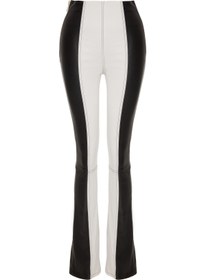 Resim Odette Leather Pants - 34 / Black/White 