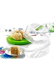 Resim AyrStore Kek Taşıma Kabı, Bpa Içermeyen Plastik, Saplı ve Kilitli Kek Fanusu, Taşınabilir ve 